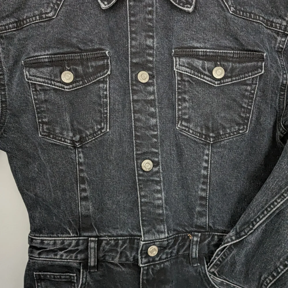 Zara Denim Jumpsuit - Picture 4 of 8